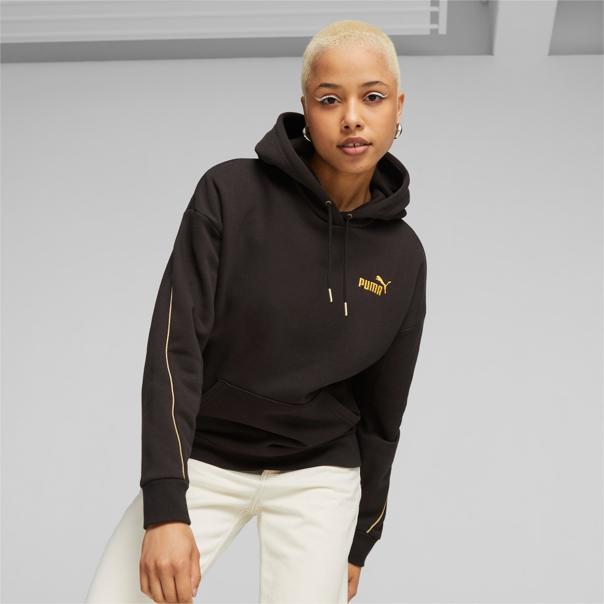 Felpa cheap puma cappuccio